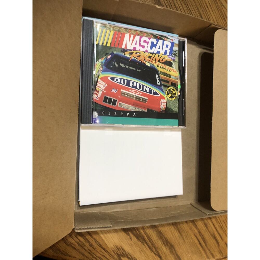 Vintage Papyrus Nascar Racing PC CD ROM MS-DOS 1994 Video Computer Game - Picture 4 of 6